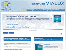 Tablet Screenshot of institutovialux.com.br